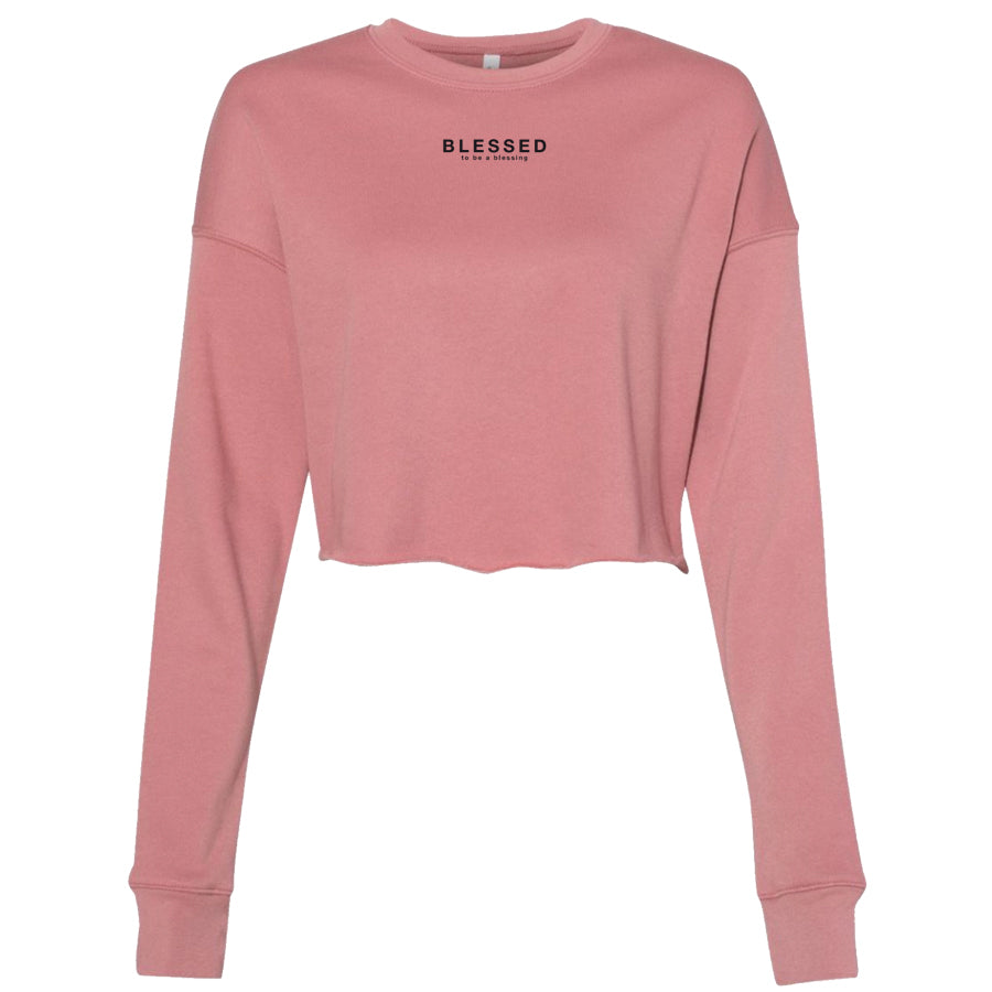 Women's Cropped Fleece Mauve