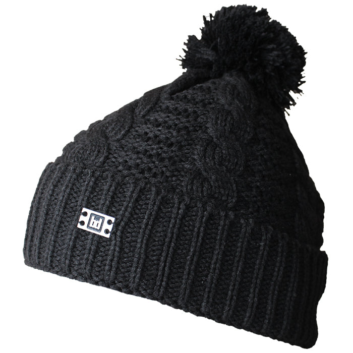 Beanie Black Fluffy