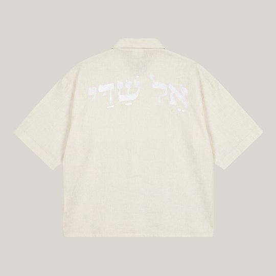El Shaddai Linen Shirt whitesand