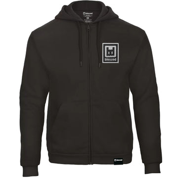 Team Zip-Hoody Black