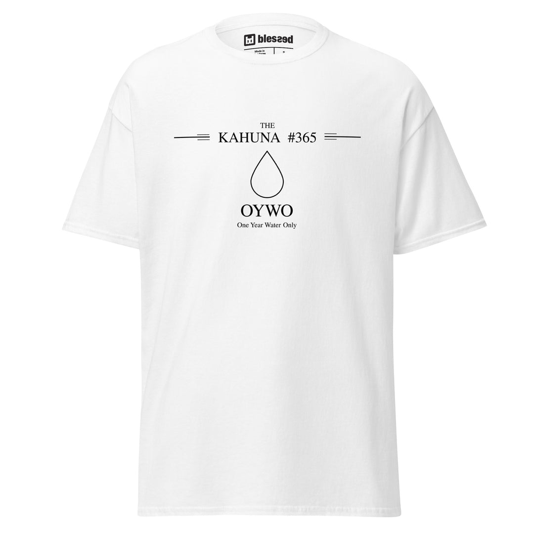 OYWO 'the kahuna #365' White Unisex T-Shirt