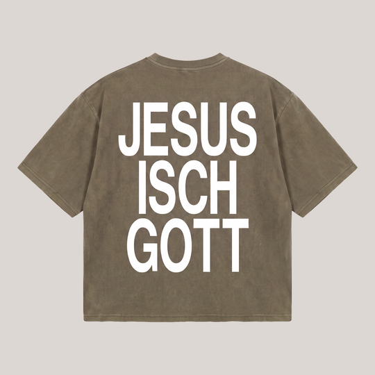 JESUS ISCH GOTT - warmkahki