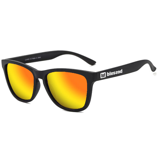 Sunglass Black-Orange