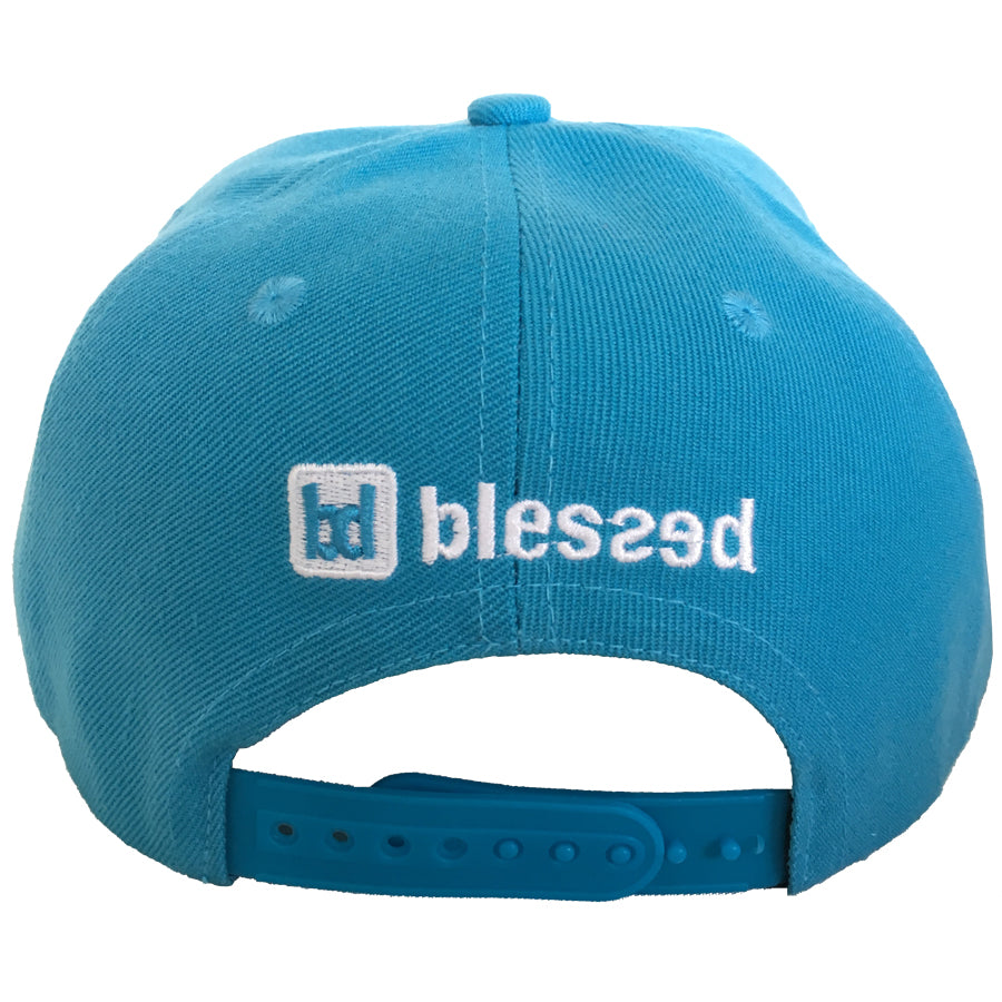 Team Snapback Cap Cyan