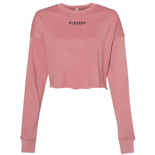 Women's Cropped Fleece Mauve