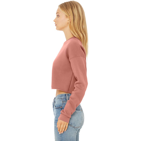 Women's Cropped Fleece Mauve