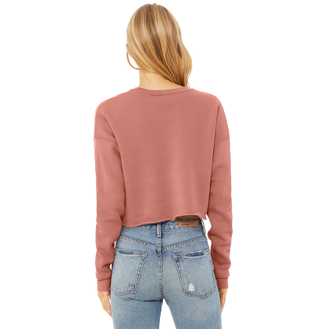 Women's Cropped Fleece Mauve