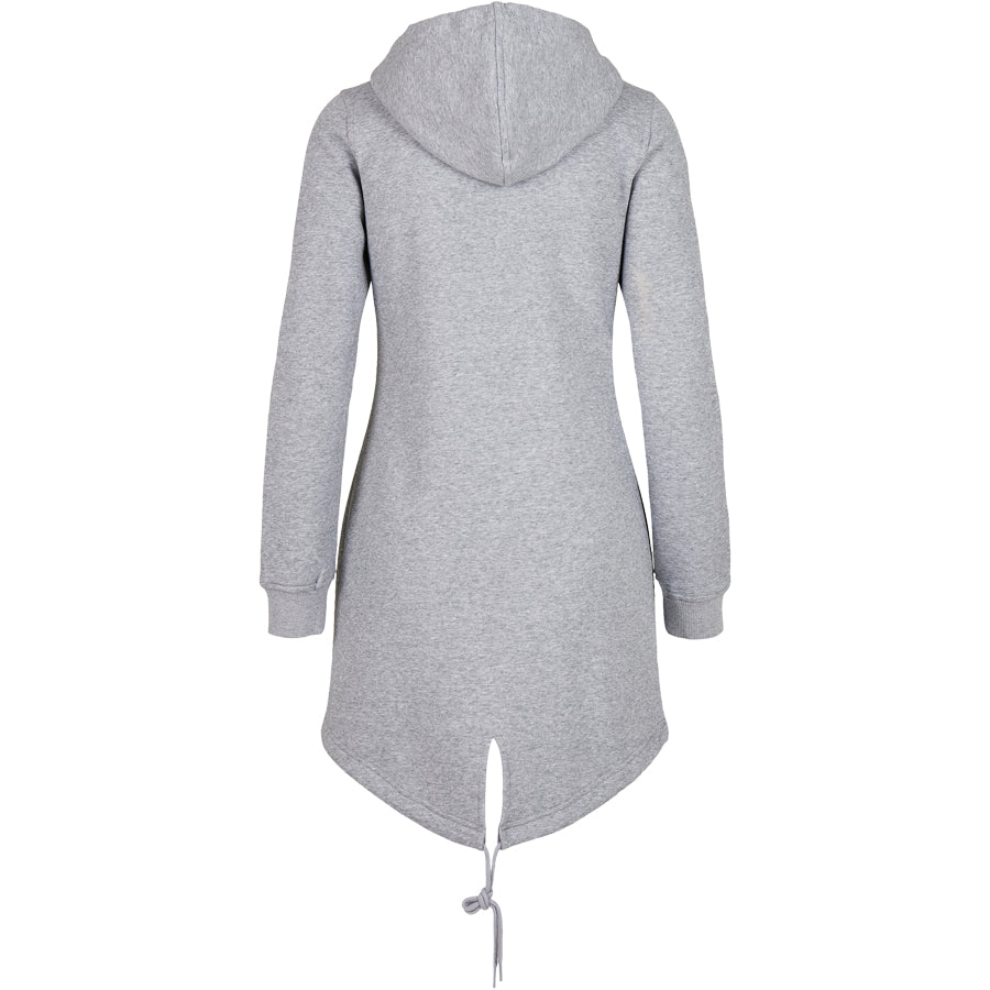 Women Sweat Parka Grey