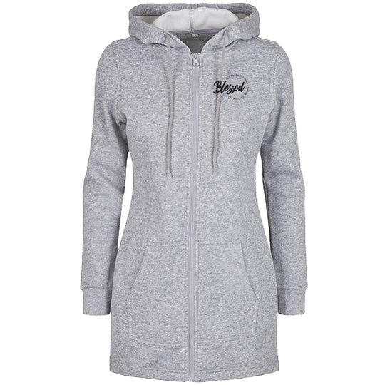 Women Sweat Parka Grey